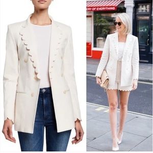 Rebecca Taylor Scalloped Blazer